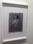 Coup de coeur pour l'oeuvre de Sarah Bertrand-Hamel, Tu es en chemise, 2014, encore et gouache sur papier fait main, 2000 $.